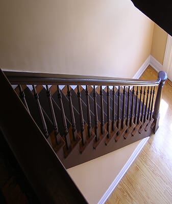 solid wood stairs